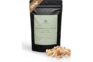 ‎INCENSERA Weihrauch Oman 1. Wahl Weihrauch Oman Weihrauch zum räuchern Harz Räucherwerk Gummi Arabicum Baumharz Incense Boswellia Sacra Frankincense Kirchenweihrauch Hausreinigung ausräuchern Räucherharz Luban