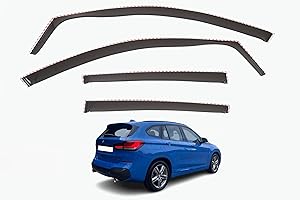 AIRFLUX Set Of 4 Wind Deflectors Compatible with BMW X1 Series F48 5-door SUV 2016 2017 2018 2019 2020 2021 2022 Models.