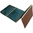 Generic Foldable PrayerMeditation Mat with Back Rest Sajjada Janamaz Dark Green