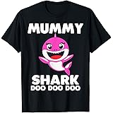 Mummy Shark Shirt Funny Mother's Day Gift for Women Birthday T-Shirt