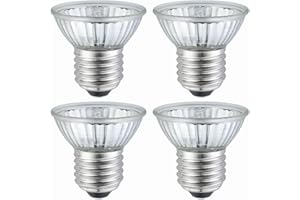 YEGRUEB Ampoule UVB UVA 25W pour Reptiles et Amphibiens - Lampe à Chaleur pour Tortue, Dragon Barbu, Cage de Lézard - 4 Paquets