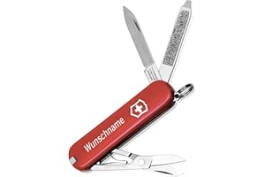 Victorinox Classic SD Taschenmesser mit Gravur I Geschenk für Männer zum Geburtstag I Messer mit Gravur I Schweizer Taschenme