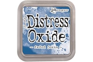 Ranger Tim Holtz Distress Oxide Pad Faded Jeans,Blue