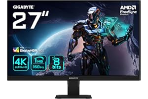 Gigabyte GS27U 27" monitor do gier UHD - 3840 x 2160, 160Hz, 1ms, 350 CD/m², Display HDR400, HDMI 2.1, DisplayPort 1.4