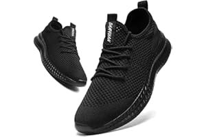 Linenghs Mens Running Trainers Fashion Lightweight Walking Shoes Casual Breathable Gym Tennis Fitness Sport Sneakers
