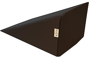 nudischer Lesekeil MAN180-50x32x Höhe 26 cm Bezug Farbe schwarz