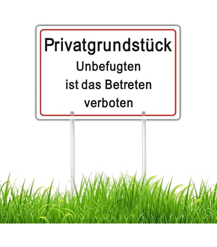 Melis-Folienwerkstatt Schild - Stop - Halt - Kein Zutritt – 45x30cm mit Bohrlöchern | stabile 3mm Starke PVC Hartschaumplatte – S00357-002-B +++ in 20 Varianten erhältlich