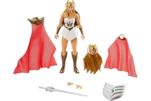 Masters of the Universe Masterverse She-Ra Figurka deluxe (17,5 cm) + akcesoria, kolekcjonerski prezent MOTU , HDR61