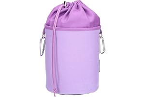 trendfinding Sac à Pinces à Linge en Coton - à Suspendre/avec Mousqueton - Violet
