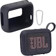 Housse Silicone Protection Pour Enceinte JBL Charge 5 - Étui Portable Avec Mousqueton & Sangle