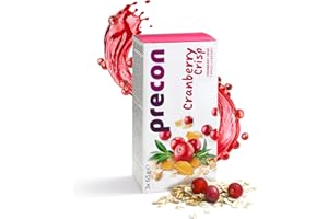 ‎PRECON Precon BCM Diät Riegel zum Abnehmen – CranberryCrisp – 3 Riegel à 64 g – Mahlzeitenersatz für eine gewichtskontrollierende Ernährung