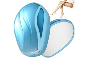 LYNBLY Nano Hair Remover, Depiladora de Cristal, Depiladora Nano de sin dolor para Hombres Y Mujeres, Reutilizable Depiladora, Portátil Depiladora Exfoliante para Brazos, Piernas, Espalda (Azul)