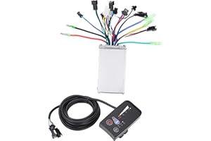 QIILU Qii lu Controlador sin escobillas del Motor 250W/350W 24V 36V 48V Bicicleta eléctrica a Prueba de Agua E-Bike Scooter Controlador sin escobillas con Panel de Pantalla LED(24V)