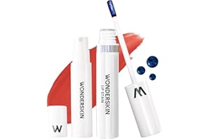‎WONDERSKIN Wonderskin Wonder Blading Peel & Reveal Lippenflecken-Set, Langanhaltender Lippenstift, Langanhaltend Wasserfest (Glamorous Kit)