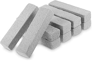 UINNOSSVC 10 Pezzi Pietra di Pulizia per Pietra Pomice Spazzole, Pietra Pomice per per Wc Pulitore per Macchie e Smerigliatrice Acqua Dura Ruggine Griglia Piscina