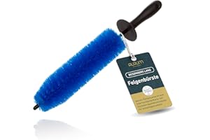 ‎AURUM-PERFORMANCE Aurum-Performance® Felgenbürste zur effektiven Auto Reinigung - Profi Felgen-Bürste lang zur schonenden Felgenreinigung - Wheel Brush Felgenreiniger, Alufelgen Reinigungsbürste