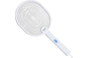 JATA MOST3540 Elektrisk flugdödarracket för inomhus och utomhus 30 m2 uppladdningsbar USB-laddningsbart läge: fast eller racket, användning: stationär eller hängande