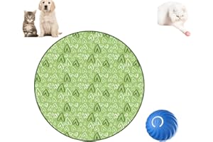 FENYTAY Gertar Interactive Hunting Cat Toy, Gertar Cat Toy, Gertar Cat Mat with Ball, Hunting Cat Toy Ball, Gertar Cat Tunnel Toy, 2 In 1 Simulated Interactive Hunting Toy, Cat Toy Ball Under A Mat Indoor