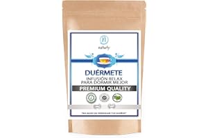 LNEE Duerme bien. Infusiones Relajantes para la Ansiedad y para Dormir Profundo toda la Noche. Rooibos de Valeriana, Lavanda, Malva, Azahar y Manzana. Sueño Profundo con esta Infusión Relajante para Dormir