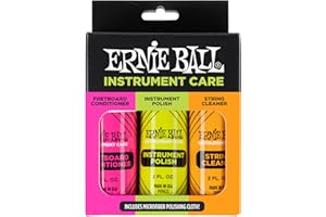Ernie Ball Guitar Polish, Fretboard Conditioner, and String Cleaner with Polish Cloth