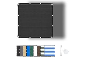 ZHhan Garden Sun Screen Fabric Shade Net Outdoor Fence Netting Screening, Backyard, Patio, Balcony, Includes Cable Ties 8 Days Delivered 9 Colors