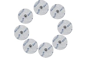 8 elettrodi pads tondi Ø32mm compatibili con SANITAS & BEURER elettrostimolatori TENS e EMS - qualità axion