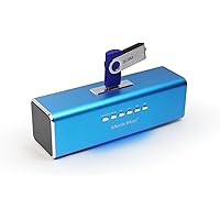 MusicMan MA Lautsprecher (MP3-Player, Soundstation & Radio, USB, Line-In) blau