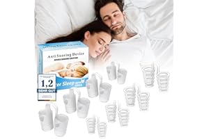 PHOMANTTONARY 8 Stück Anti Schnarch Nasenspreizer, Wiederverwendbares Schnarchstopper, Anti Schnarch Gerät, Nasenentlastung Nasendilatator, Verbesserung der Atmung, Anti Snoring zur Besser Schlafen