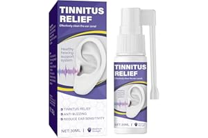 DASHR Tinnitus Relief Spray, Geeignet für Menschen mit Akutem Tinnitus und Schwindel, lindert den Tinnitus,30 ML