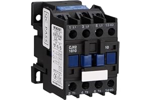 Wengart AC Contactor CJX2-18,The Perfect Companion for Industrial Automation Precise Control of High Currents with a Modular Design that Simplifies Installation and Maintenance. (1NO_AC220V)