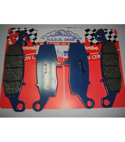 Yerbay Kit Pastiglie Freno Anteriore E Posteriore Per Suzuki GSX 600/750, GSF Bandit, SV 650 | Semimetalliche Sicurezza