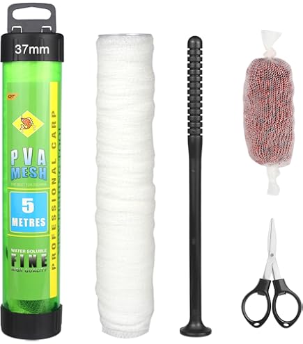 Rete PVA Per Pesca Alla Carpa - 3 Pezzi Da 5m Con Forbici, Sacchetti Idrosolubili - Foto 5