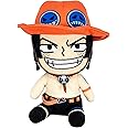 Great Eastern Entertainment One Piece- Ace Sitting Pose Plush 7" H