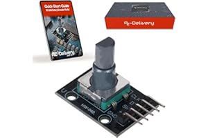 AZDelivery KY-040 Module Encodeur Rotatif compatible avec Arduino et Raspberry Pi incluant un E-Book!