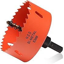 Gatzaag 250 mm, bimetalen gatzagen met SDS-plus-schacht en zeskantige