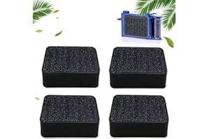 SONGYEA 4 Stück Aktivkohlefilter, Kompatibel mit für Geberit DuoFresh, Ideal Ersatzfilter Filter, Fresh Air Filter für Beseitigt unangenehme Gerüche