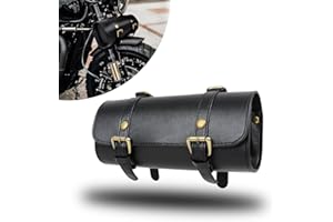 DREAMIZER Sac à outils universel moto en cuir synthétique étanche noir