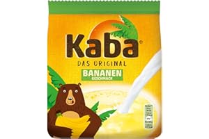 Kaba Sachet de 400 g de poudre de banane Kaba Original à partager en famille Poudre aromatisée banane