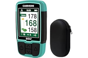 CANMORE HG200 Handheld Golf GPS & Case - Essential Golf Course Data and Score Sheet - Minimalist & User Friendly - 41,000+ Free Courses Worldwide and Growing - 4ATM Waterproof