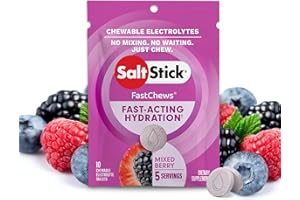 Saltstick Fastchews Electrolyte Replacement - Pack of 10 Chews (Mixed Berry)