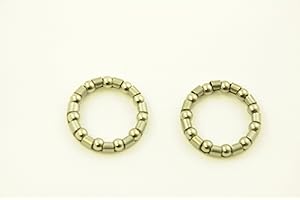 BIKE-PARTS Hard to find bike parts PAIR (2) 1/4” x 11 BALL BEARING CAGE BALL RACE 40mm OUTSIDE, 30mm INTERNAL DIAMETER