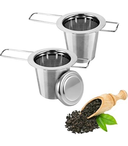 Cha Cult - Filtro in acciaio INOX, misura XL, 8 cm