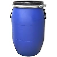 PE Spannring Deckelfass 60 Liter mit UN-X/S Gefahrgutzulassung