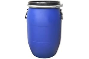 GRILLMER Mauser PE Spannring Deckelfass 60 Liter UN-X/S und FDA Lebensmittelzulassung