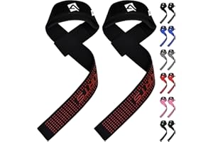 ‎AQF AQF Zughilfen Krafttraining (Gepolstert) | Profi Lifting Straps für Bodybuilding und Weightlifting | Kreuzheben Gurte, Zughilfen Gym Straps | Fitness Zughilfen im Paar für Frauen und Männer