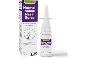 AactiNose Normal Saline Nasal Spray – 15ml | Instant Relief from Nasal Congestion and Blocks Nose for Children, Adults and Elderly