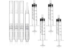 Gjinxi 8 x 3 ml pisaki do korekcji i 5 ml plastikowe strzykawki, zestaw pisaków do lakieru, pisaków do naprawy, farb ściennych, mebli, szaf, podłóg, drzwi