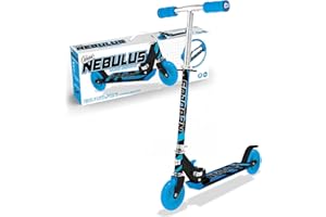 Ozbozz Nebulus Scooter – Noir et Bleu – Finition chromée