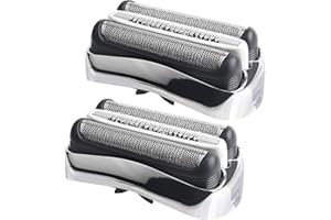 WANIYU 2 Stück 32S Scherkopf Serie 3, Elektrischer S3 Rasierkopf Kompatibel Mit Series 3, S3 Scherkopf Ersatzklingen Folienkopf Zubehör für Series 3 3000s 3010s 3040s 3050cc 3070cc 3080s 3090cc