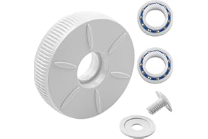Lodd Pool - Petite Roue Adaptable pour Polaris 280 180 C16 Robot de Piscine + 2 roulements à Billes, vis et rondelle
